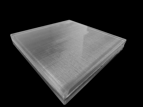 Vidrio laminado de malla metálica inoxidable
