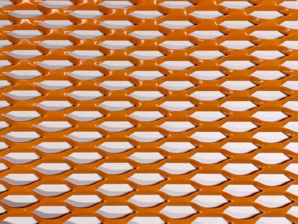 Malla decorativa de metal expandido