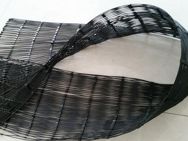 Malla de cable de acero inoxidable de óxido negro