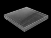 Vidrio laminado de malla metálica inoxidable
